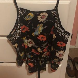 Floral tank top